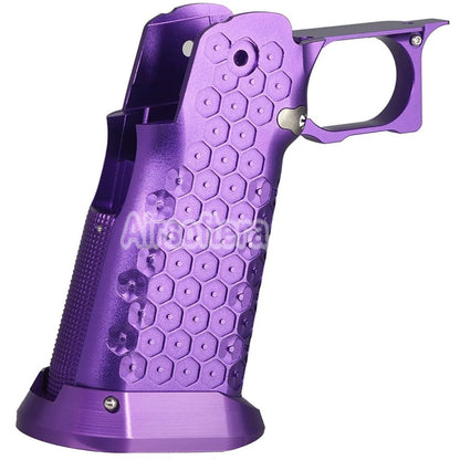 5KU CNC Aluminum Grip Type-12 For Tokyo Marui Hi-Capa 5.1 4.3 Series GBB Pistols Airsoft Purple