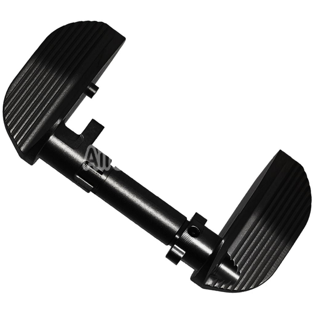 5KU CNC Stainless Steel Thumb Safety-Ambi Type-B For KJ Works ASG CZ Shadow2 Series GBB Pistols Airsoft Black