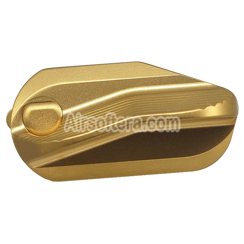 5KU CNC Stainless Steel Thumb Safety-Ambi Type-B For KJ Works ASG CZ Shadow2 Series GBB Pistols Airsoft Gold