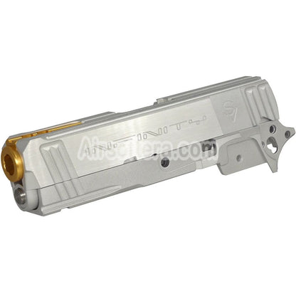 Bomber Airsoft CNC Aluminum SVI Infinity Tiki Style Barrel Slide Middle Frame Kit Set For Tokyo Marui Hi-Capa 5.1 Series GBB Pistols - AirsoftEra