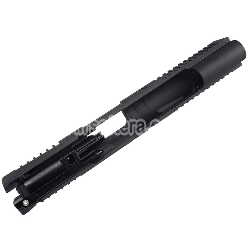 Bomber Airsoft CNC Aluminum TRIARC System Style Barrel Slide Middle Frame Kit Set For Tokyo Marui Hi-Capa Series GBB Pistols Titanium Grey - AirsoftEra