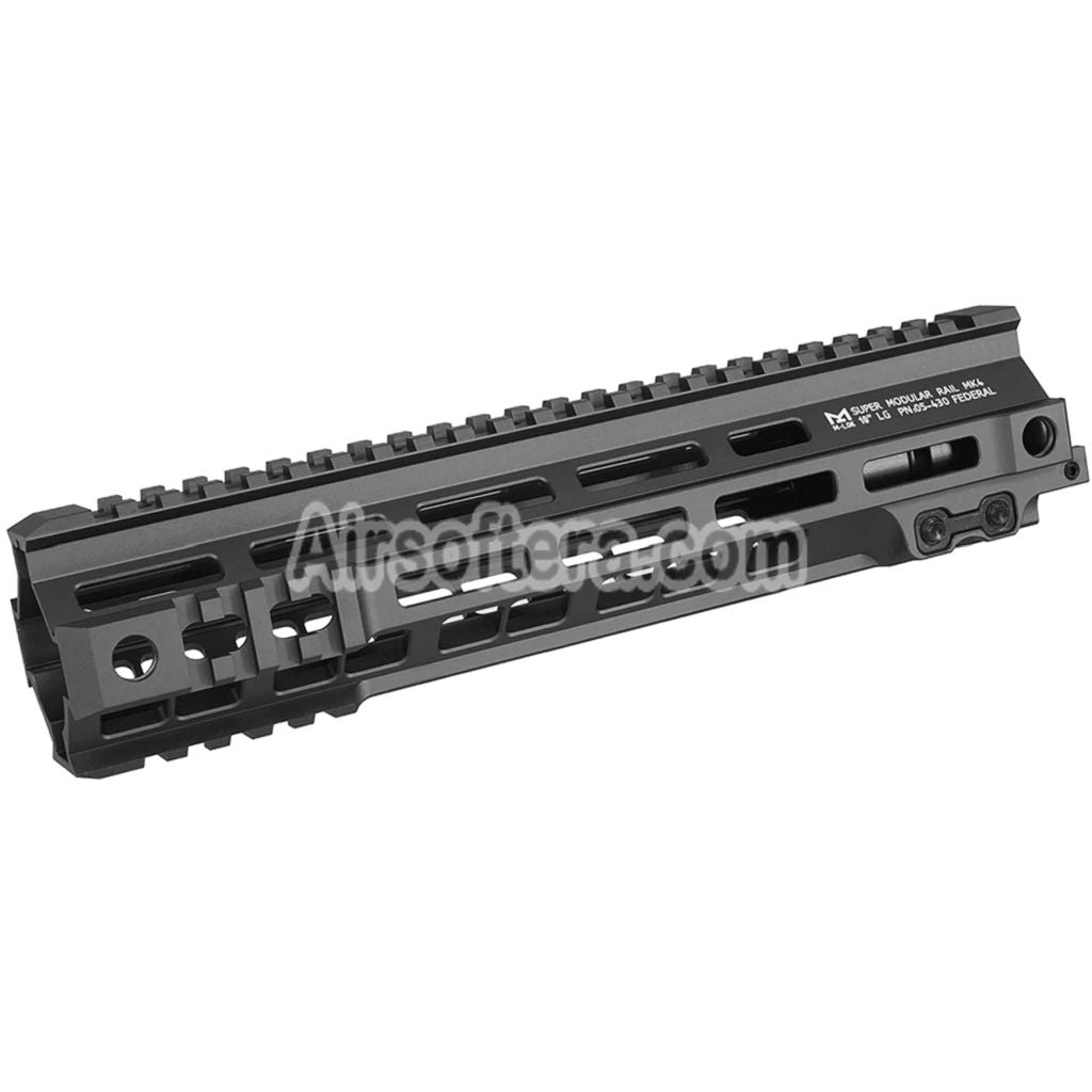 E&C Geissele Style MK4 SMR 10 Inches M-Lok Handguard Super Modular Rail System For M4 M16 Series CGS MWS AEG GBB Rifles Airsoft