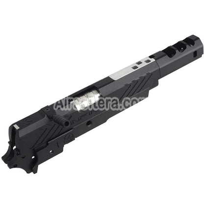 5KU CNC Aluminum Infinity IMM Style Barrel Slide Middle Frame Kit Complete Set Suitable For Tokyo Marui Hi-Capa Series GBB Pistols Airsoft - AirsoftEra