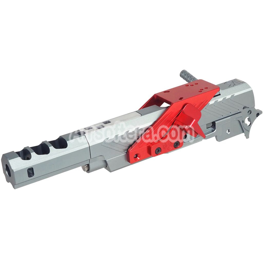 5KU CNC Aluminum Infinity IMM Style Barrel Slide Middle Frame Kit Complete Set Suitable For Tokyo Marui Hi-Capa Series GBB Pistols Airsoft - AirsoftEra