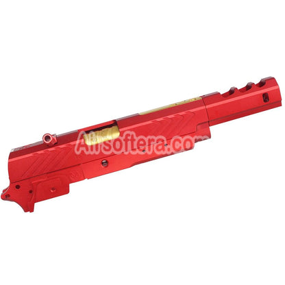 5KU CNC Aluminum Infinity IMM Style Barrel Slide Middle Frame Kit Complete Set Suitable For Tokyo Marui Hi-Capa Series GBB Pistols Airsoft - AirsoftEra