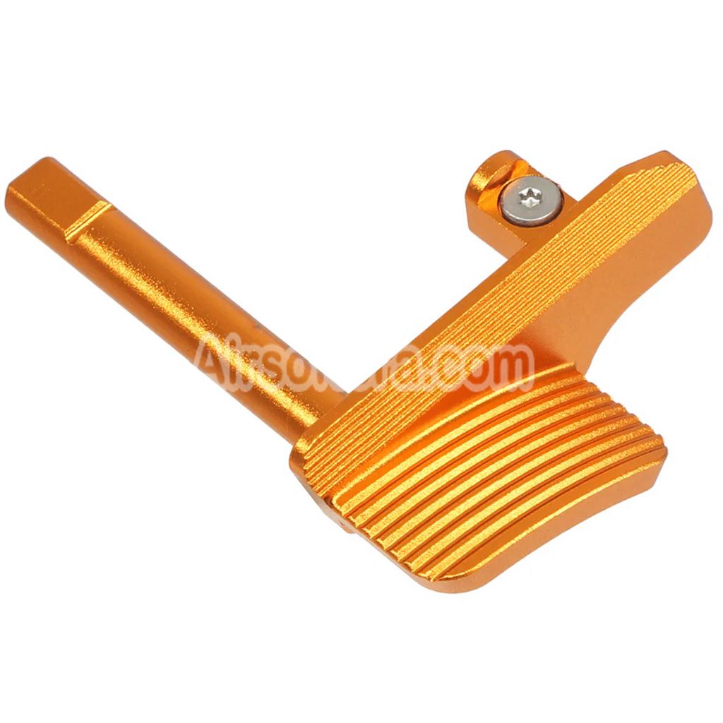 5KU CNC Aluminum Thumb Rest Slide Stop Catch For KJ Works ASG CZ Shadow2 Series GBB Pistols Airsoft Orange