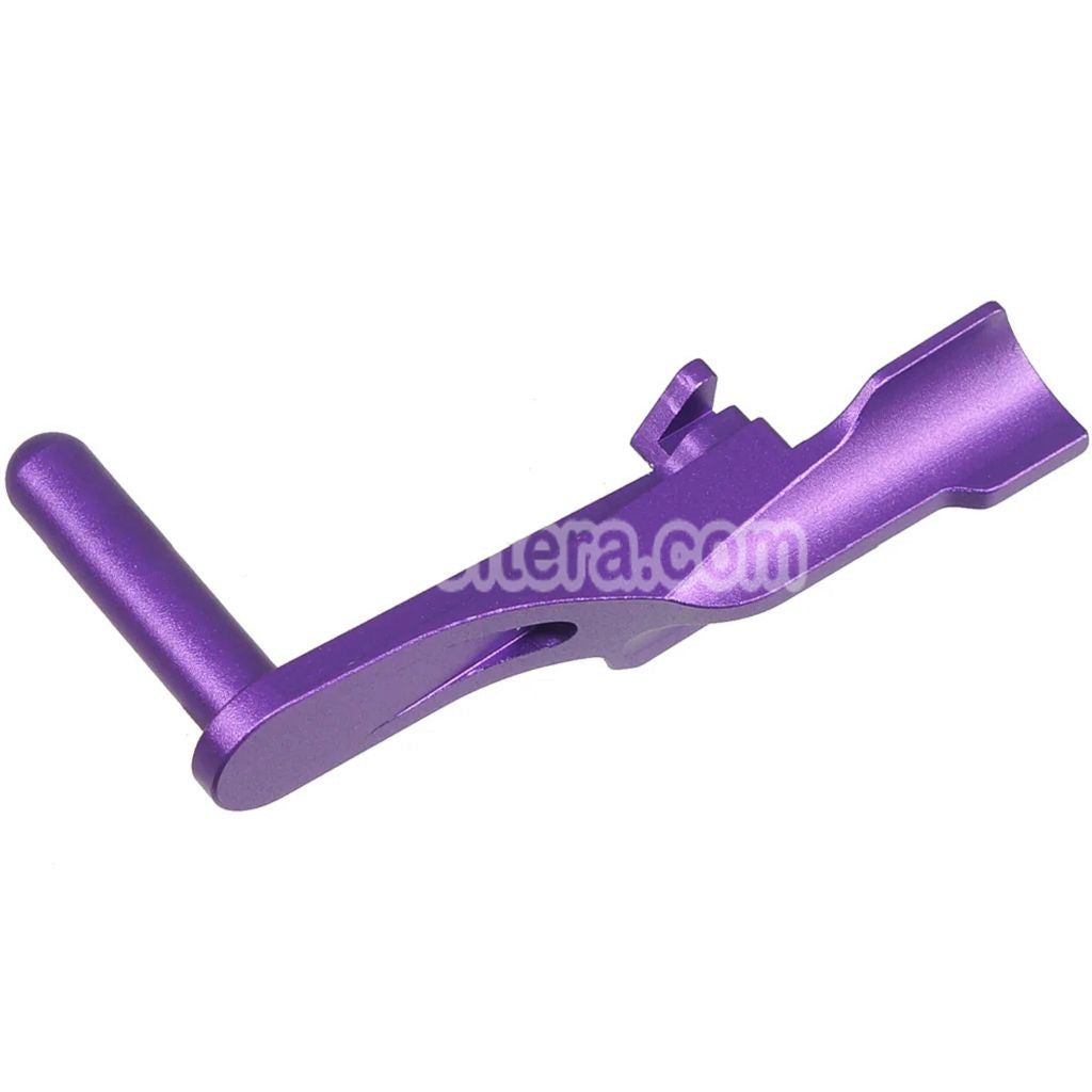 5KU CNC Aluminium Slide Stop Catch Type-2 For WE Tokyo Marui Hi-Capa Series GBB Pistols Airsoft Purple - AirsoftEra