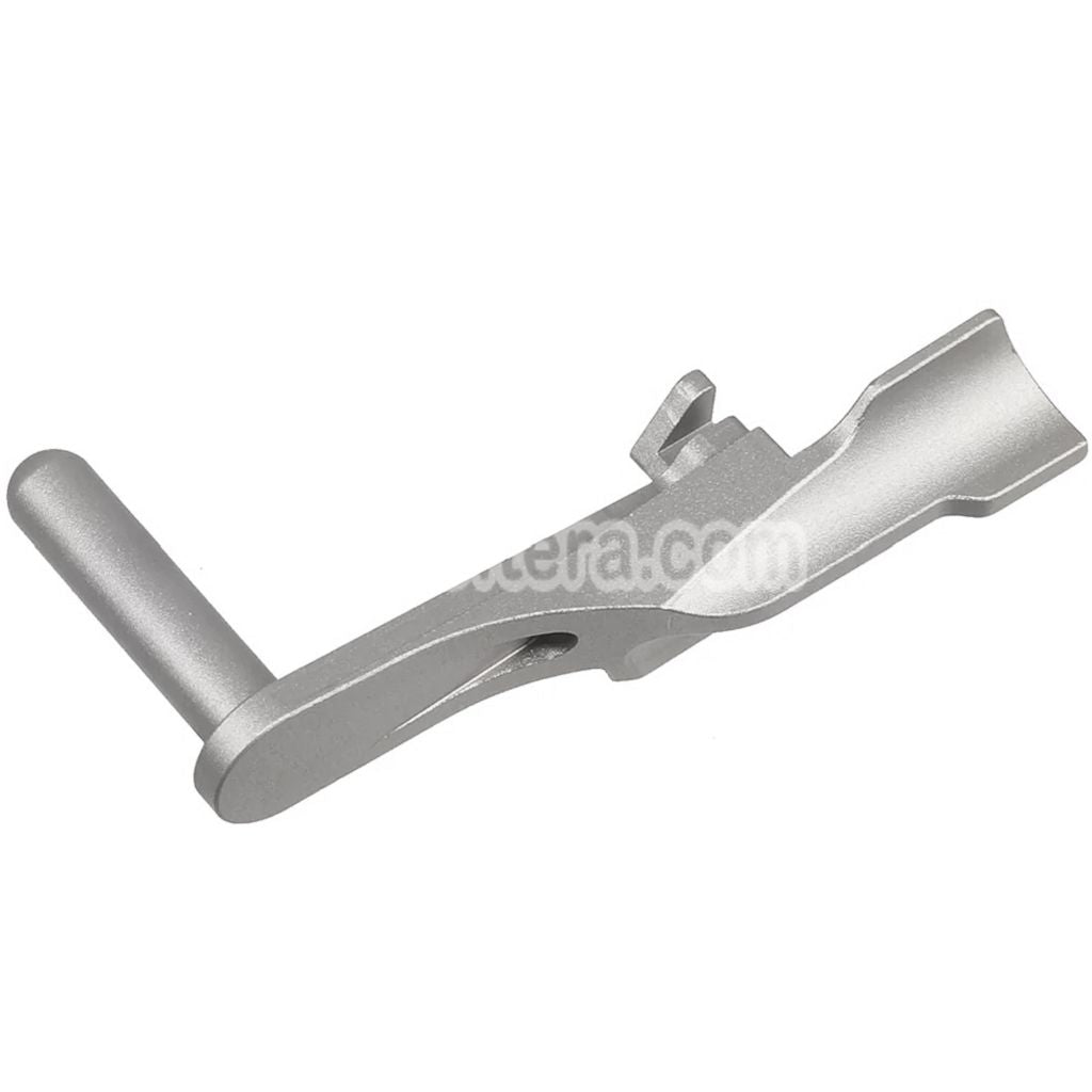5KU CNC Aluminium Slide Stop Catch Type-2 For WE Tokyo Marui Hi-Capa Series GBB Pistols Airsoft Silver - AirsoftEra
