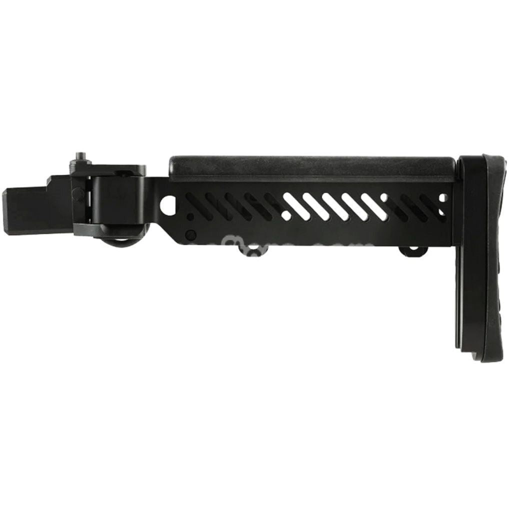 5KU PT-5 Side Folding Stock Suitable For GHK AKM V3 Series GBB Rifles Airsoft Black