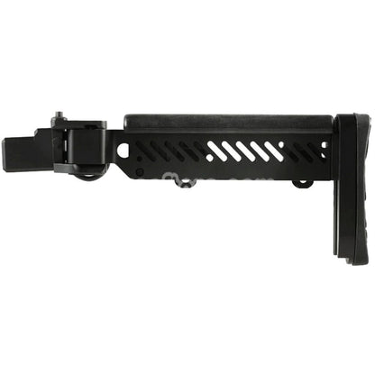 5KU PT-5 Side Folding Stock Suitable For GHK AKM V3 Series GBB Rifles Airsoft Black