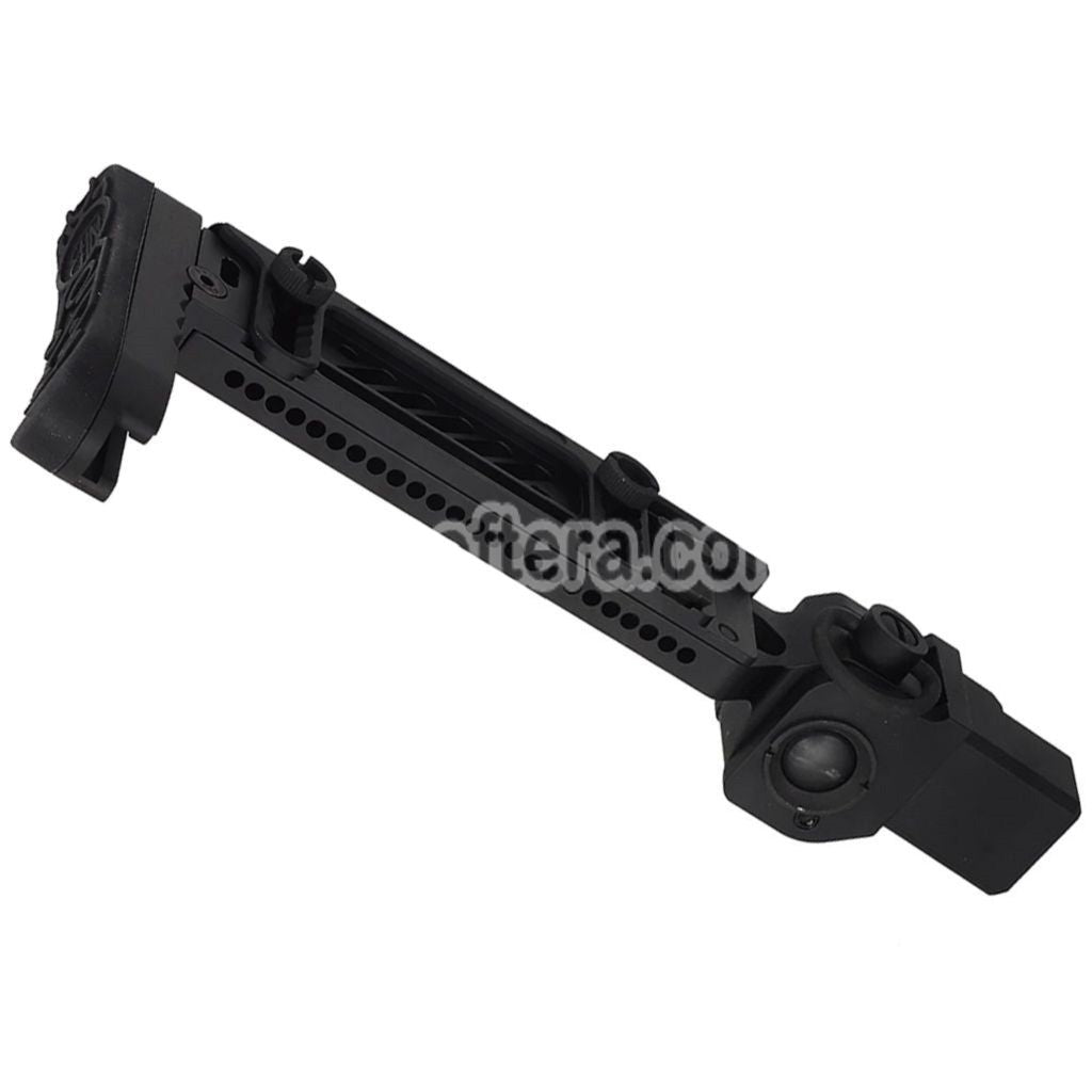 5KU PT-5 Side Folding Stock Suitable For GHK AKM V3 Series GBB Rifles Airsoft Black