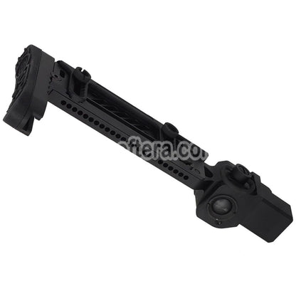 5KU PT-5 Side Folding Stock Suitable For GHK AKM V3 Series GBB Rifles Airsoft Black