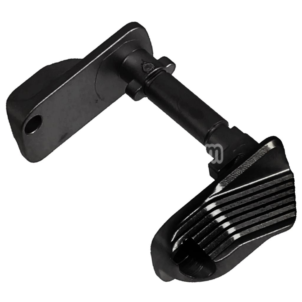 5KU CNC Stainless Steel Thumb Safety-Ambi Type-D For KJ Works ASG CZ Shadow2 Series GBB Pistols Airsoft Black