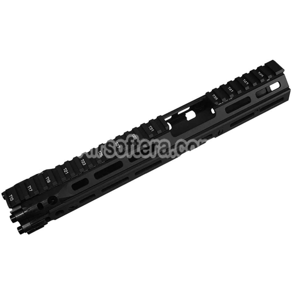 CYMA Daniel Defense Licensed CNC Aluminum 13 Inches Free Float M-LOK RIS III FSP Handguard Rail System Suitable For CYMA E&C D-Boys G&P Classic Army KWA G&G Tokyo Marui M4 M16 Series AEG Rifles Airsoft