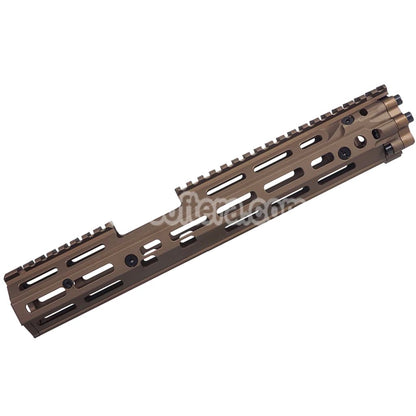 CYMA Daniel Defense Licensed CNC Aluminum 13 Inches Free Float M-LOK RIS III FSP Handguard Rail System Suitable For CYMA E&C D-Boys G&P Classic Army KWA G&G Tokyo Marui M4 M16 Series AEG Rifles Airsoft
