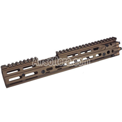 CYMA Daniel Defense Licensed CNC Aluminum 13 Inches Free Float M-LOK RIS III FSP Handguard Rail System Suitable For CYMA E&C D-Boys G&P Classic Army KWA G&G Tokyo Marui M4 M16 Series AEG Rifles Airsoft