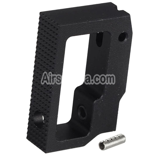 5KU Aluminum Medium Flat Adjustable Trigger For Tokyo Marui Hi-Capa 1911 Series GBB Pistols Airsoft Black