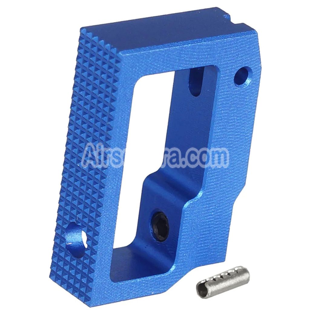 5KU Aluminum Medium Flat Adjustable Trigger For Tokyo Marui Hi-Capa 1911 Series GBB Pistols Airsoft Blue