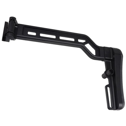 5KU Aluminum Tactical Picatinny Mount Modular Folding Stock with Rubber Pad Suitable For 20mm Rail Stock Adaptor Rifles Black