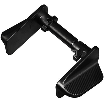 5KU CNC Stainless Steel Thumb Safety-Ambi Type-F For KJ Works ASG CZ Shadow2 Series GBB Pistols Airsoft Black