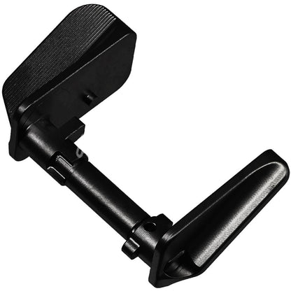 5KU CNC Stainless Steel Thumb Safety-Ambi Type-F For KJ Works ASG CZ Shadow2 Series GBB Pistols Airsoft Black