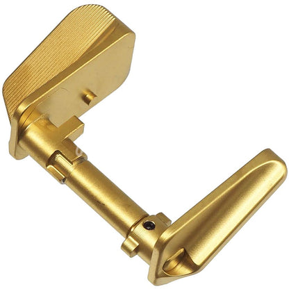 5KU CNC Stainless Steel Thumb Safety-Ambi Type-F For KJ Works ASG CZ Shadow2 Series GBB Pistols Airsoft Gold