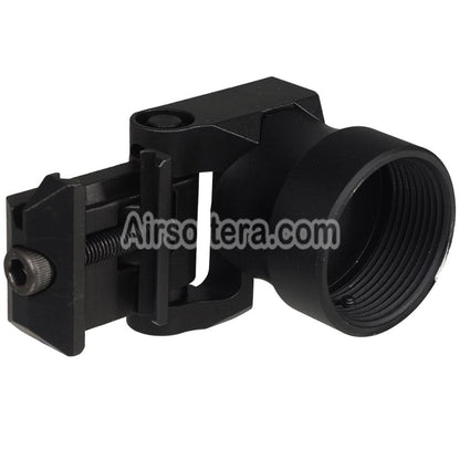 5KU Folding Stock Tube Adapter Suitable For 20mm Picatinny M1913 Rail Interface Black