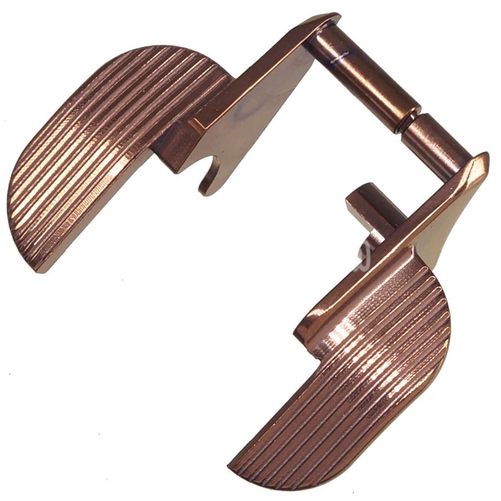 5KU CNC Stainless Steel Extra Wide Thumb Safety-Ambi For WE(WE-TECH) AW KJ Tokyo Marui Hi-Capa Series GBB Pistols Airsoft - AirsoftEra