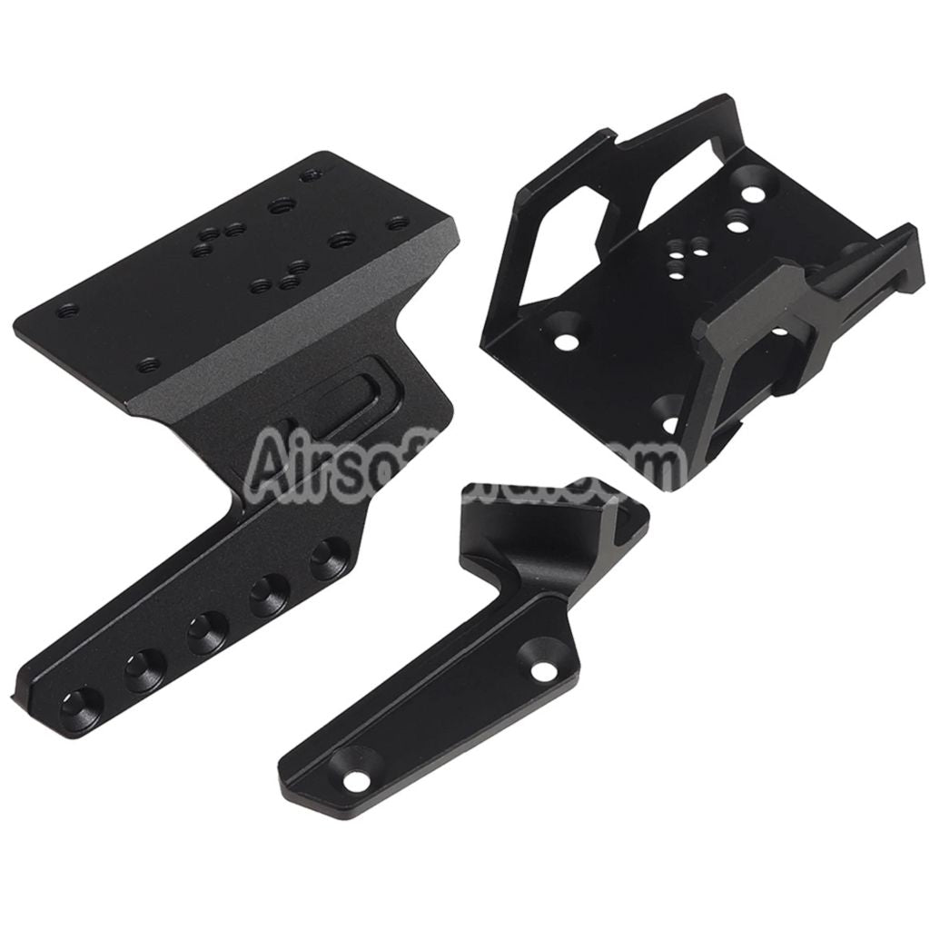 5KU CNC Aluminum Exoskeleton Optic Mount with Thumb Rest For Tokyo Marui Hi-Capa Series GBB Pistols Airsoft