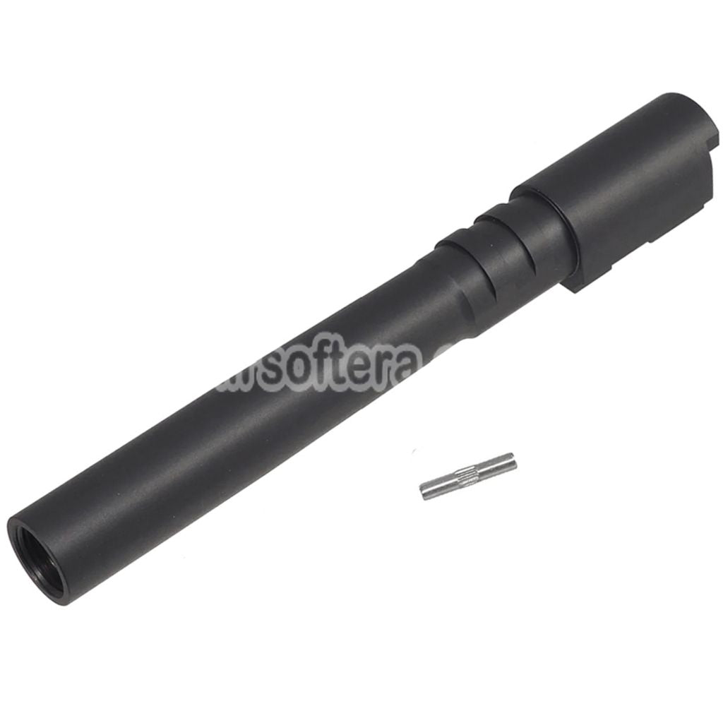 5KU Stainless Steel Outer Barrel +11mm CW Clockwise Thread For KJ Works ASG CZ Shadow2 Series GBB Pistols Airsoft