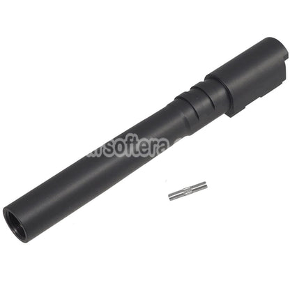 5KU Stainless Steel Outer Barrel +11mm CW Clockwise Thread For KJ Works ASG CZ Shadow2 Series GBB Pistols Airsoft