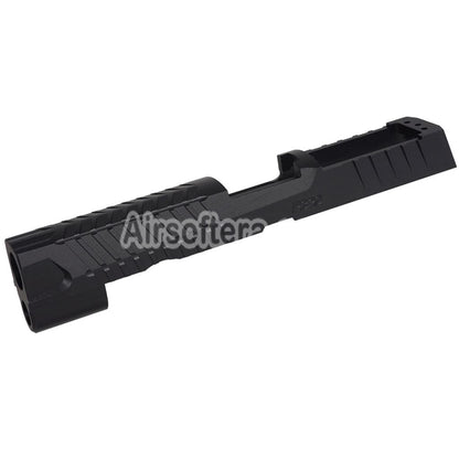 5KU CNC Aluminum MAX 2.0 Slide with Romex3 Adapter Suitable For SIG Air VFC SIG Sauer P320 M17 Series GBB Pistols Airsoft Black