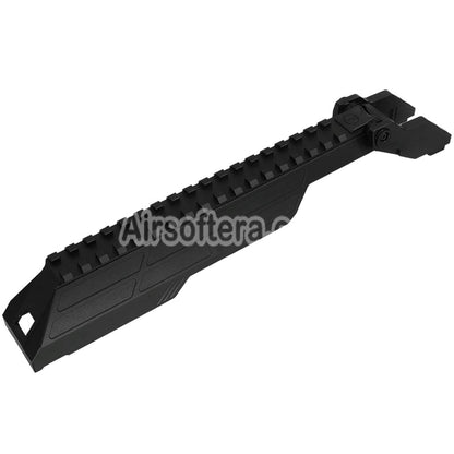5KU CNC Aluminum M1913 20mm Railed Receiver Dust Cover Suitable For MMS Handguard CYMA AKM AK74 AK104 AK105 Series Rifles