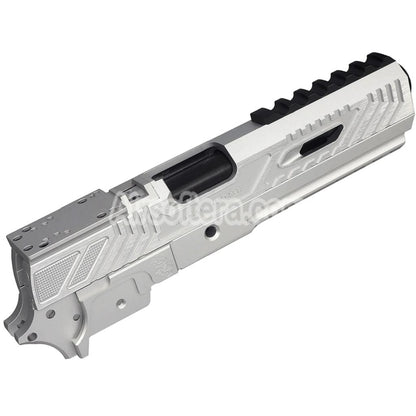 5KU CNC Aluminum Limcat Wildcat Tracker Carry Optic Barrel Slide Middle Frame Kit Suitable For Tokyo Marui Hi-Capa Series GBB Pistols Airsoft