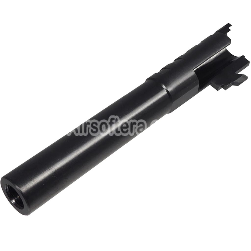 5KU 5.1 Inches Stainless Steel Infinity SVP .45ACP Outer Barrel +11mm CW Clockwise Thread Suitable For Hi-Capa 5.1 Series GBB Pistols Airsoft - AirsoftEra