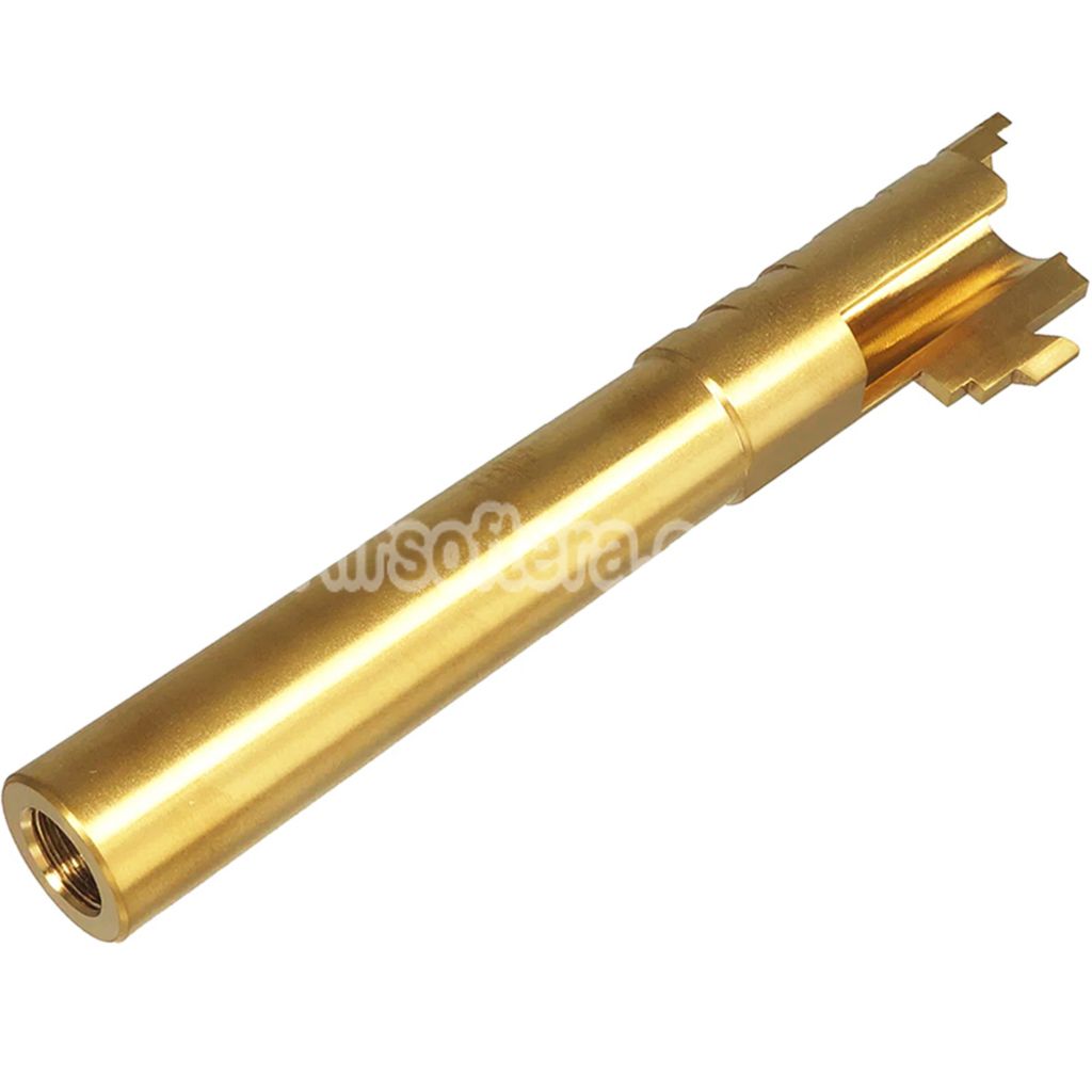 5KU 5.1 Inches Stainless Steel Infinity SVP .45ACP Outer Barrel +11mm CW Clockwise Thread Suitable For Hi-Capa 5.1 Series GBB Pistols Airsoft - AirsoftEra