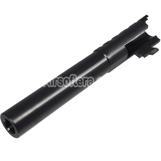 5KU 5.1 Inches Stainless Steel Infinity SVP 9MM Outer Barrel +11mm CW Clockwise Thread Suitable For Hi-Capa 5.1 Series GBB Pistols Airsoft