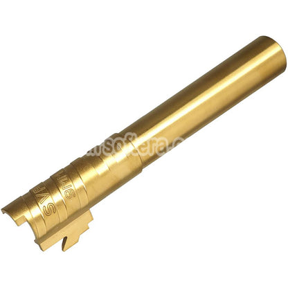 5KU 5.1 Inches Stainless Steel Infinity SVP 9MM Outer Barrel +11mm CW Clockwise Thread Suitable For Hi-Capa 5.1 Series GBB Pistols Airsoft