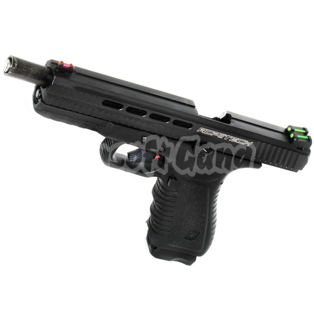 APS Match Version Action Combat Pistol ACP606 Co2 GBB Pistol Complete Set Airsoft Black