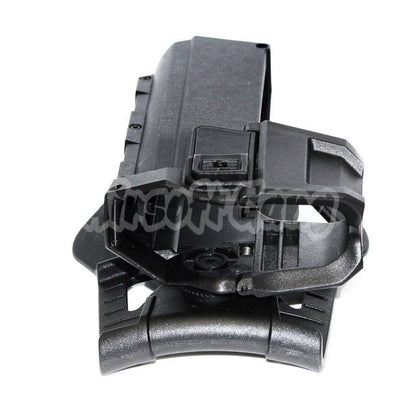 Polymer Hard Case Moveable Holster For G17 G18 G19 Pistol Airsoft Black