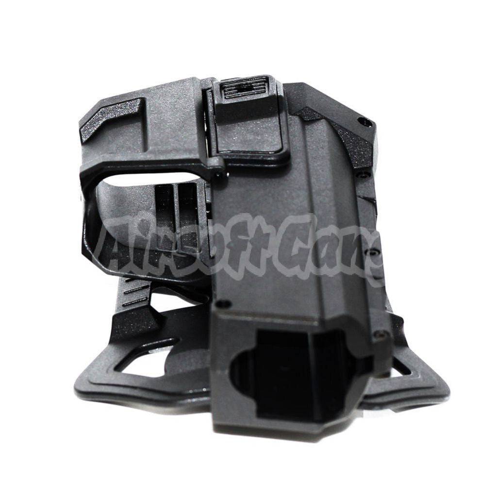 Polymer Hard Case Moveable Holster For G17 G18 G19 Pistol Airsoft Black