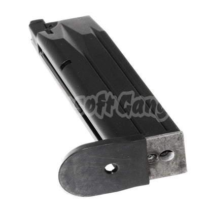 Airsoft 21rd Gas Magazine for WE Bulldog Tokyo Marui PX4 GBB Pistol Black