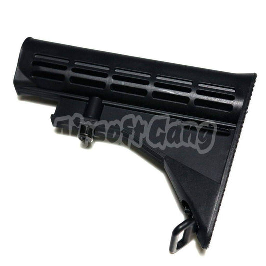 E&C 6-Position Sliding Stock For HK416 M4 M16 Series AEG Airsoft Black