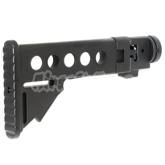 D-BOYS LR-300 Metal Extendable Folding Stock For M4 M16 Series AEG Airsoft Black