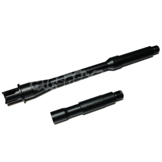 D-BOYS Aluminum 15" Inches 380mm Outer Barrel Extender -14mm CCW For M4 M16 Series AEG Airsoft Black