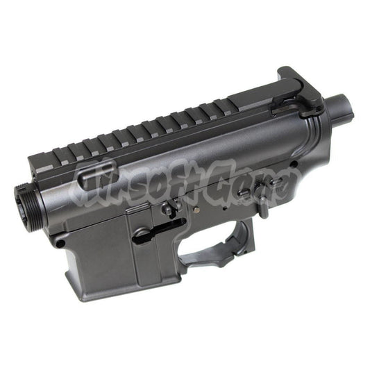 APS Upper Lower Body Receiver For ASR M4 M16 Series AEG Airsoft Black