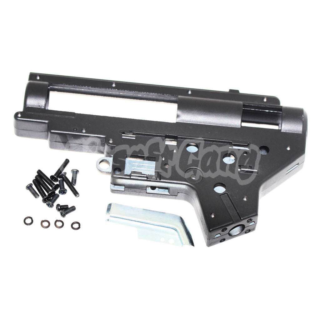 D-BOYS 7mm Bearing AEG Reinforced Gearbox Shell Version 2 For M4 SeriesAEG Airsoft Black