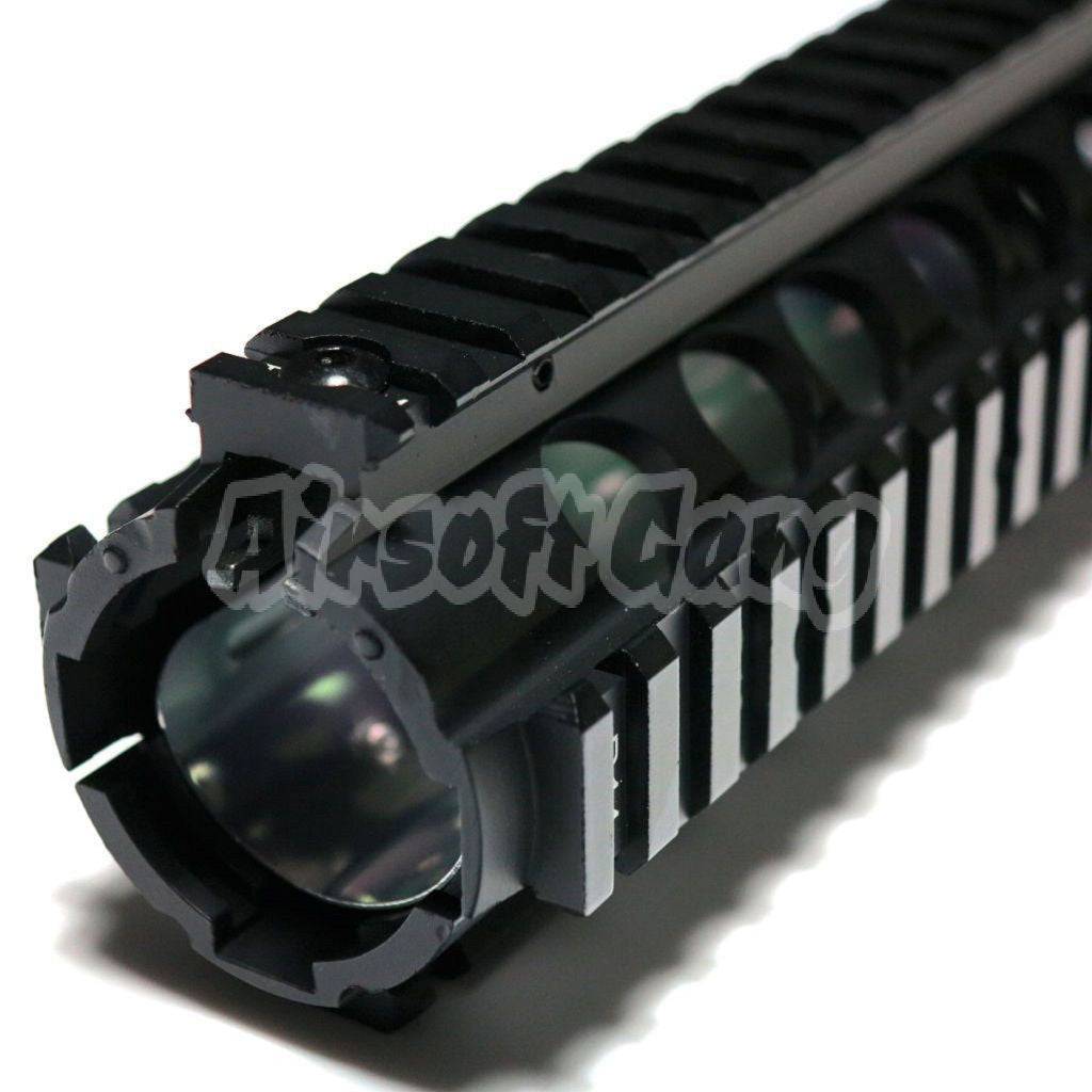 D-BOYS CNC Aluminum M5 RAS Rail System Handguard For M4 M16 Series D-BOYS / G&P / Classic Army / KWA / G&G AEG Airsoft Black