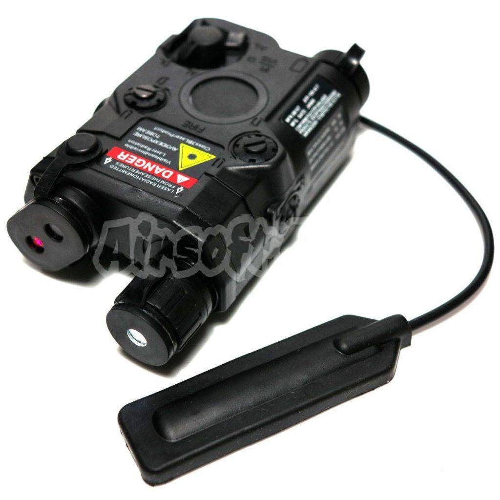 FMA PEQ-15 Red Dot Laser & LED Flashlight Black