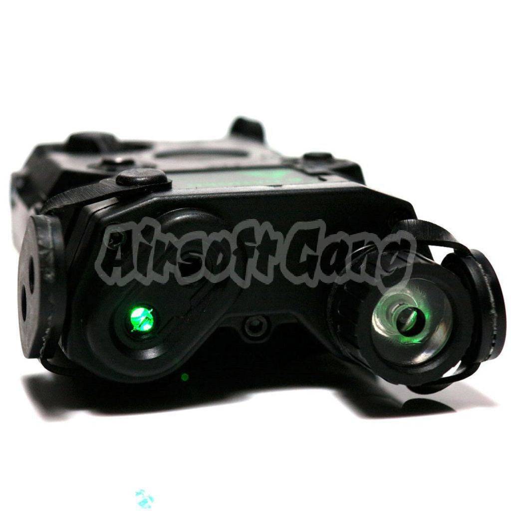 FMA PEQ-15 Green Dot Laser & LED Flashlight Black